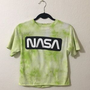 Green nasa shirt